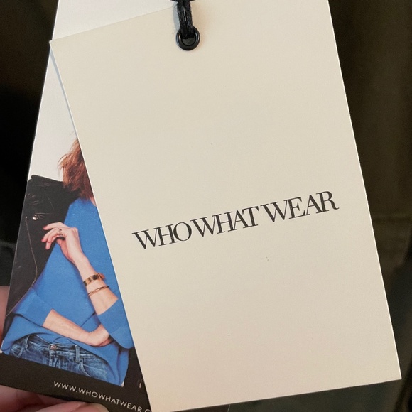 NWT Who What Wear Paris Green Utility Jacket Women's Large - Picture 5 of 16